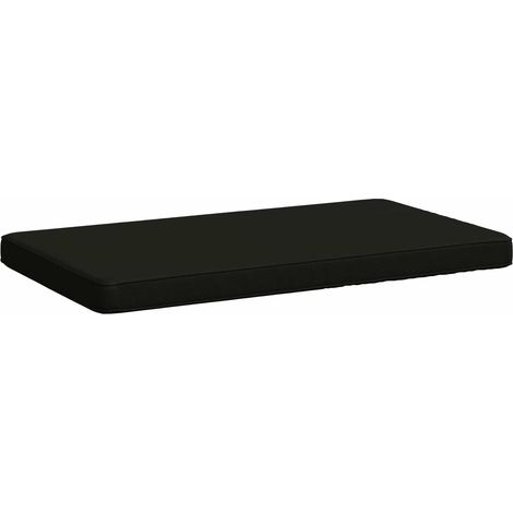 1-Piece Bench Cushion VUGHT 100% Polyester Black 60 x 50 x 5 cm vidaXL (1/5)