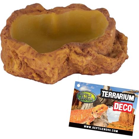 Reptile Nova Terrarium Ciotola per acqua e cibo S 8x7x2,6 cm (1/2)