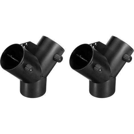 connecteurs d'évacuation d'air en forme de Y de 75 mm pour chauffage de stationnement Webasto, avec clapet à double vanne de régulation. (1/5)