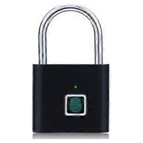 Cadenas à empreinte digitale sans clé, étanche et antivol, cadenas intelligent à empreinte digitale - Serrure de sécurité