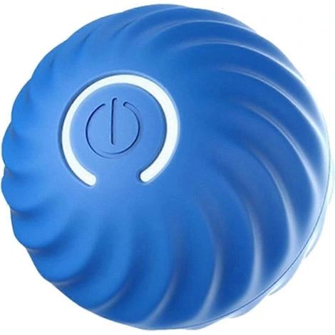 Balle électronique pour chien, balle intelligente à mouvement automatique, jouet à rouler pour chiot, cadeau d'anniversaire idéal, bleue (1/5)