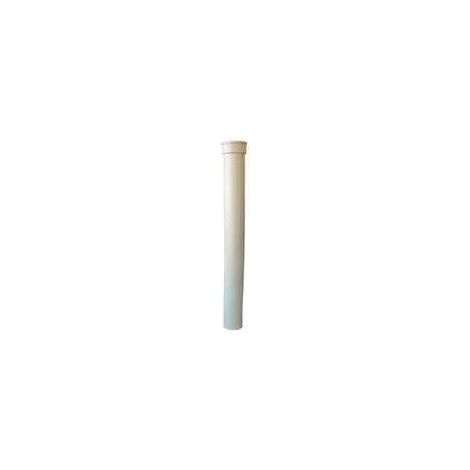 Nicoll – Dauphin en fonte droit 100 mm – Longueur 1 m – Drainage efficace pour gouttières – Couleur beige élégante
