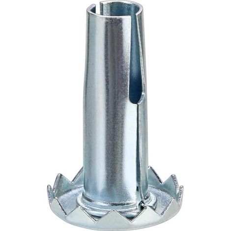 Satz Metallrollenhülsen (1 Stück), Lagerhülse, Möbelstangenendkappe, Rollen mit Antirutschringen, Stuhlbeine, Holzmöbel (1/5)