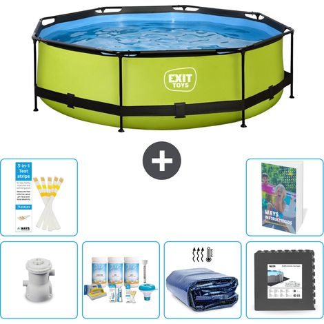 Exit Pool Rund - 300x76 cm - 7-teilig S233