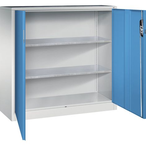 C+P, Armoire d'atelier hauteur bureau à portes battantes, h x l