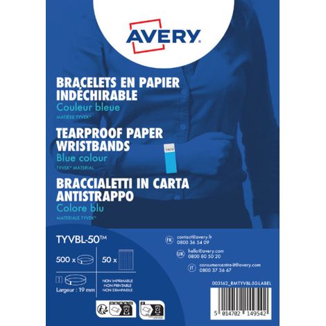 Avery TYVBL-50 Armband Blau Event-Armband (1/5)