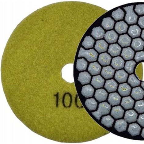 DIAMANT-POLIERSCHEIBE ZUM TROCKENSCHLEIFEN VON KERAMIKFLIESEN G100