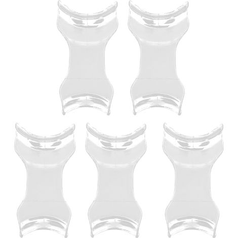 Lot de 5 écarteurs buccaux doubles à tête pour clinique dentaire, avec rétracteurs intra-oraux des joues et des lèvres. (1/5)