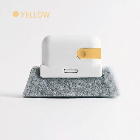 Outil de nettoyage de rainures 2 en 1, brosse de nettoyage pour cadres de fenêtres et de portes, outils de nettoyage pour rails de portes coulissantes, nettoyeur de crevasses portatif