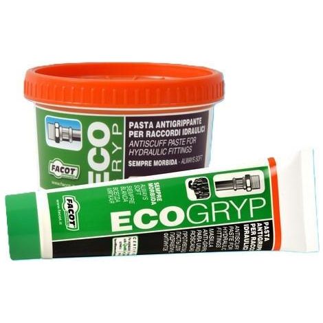 Mastice verde in barattolo per raccordi idraulici e guarnizioni multicompatibile antigrippante facot ecogryp ecoba0400
