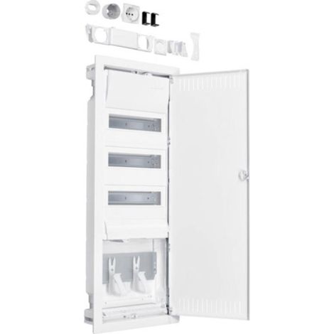 Hager Cuadro de distribución eléctrica blanco 36 módulos