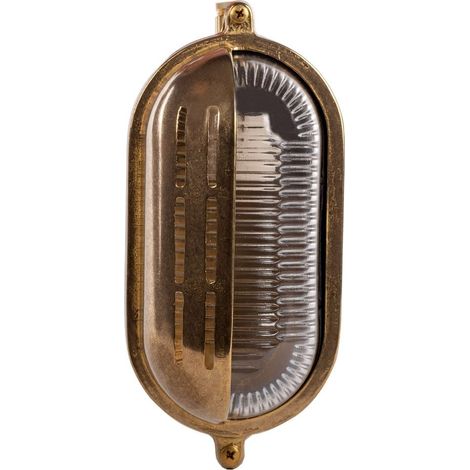 Applique extérieure indus laiton IP64 E27 THIRA Zuma