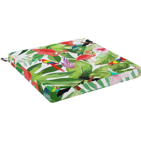 Coussin de siège 1 pièce SOEST 100 % polyester Multicolore vidaXL