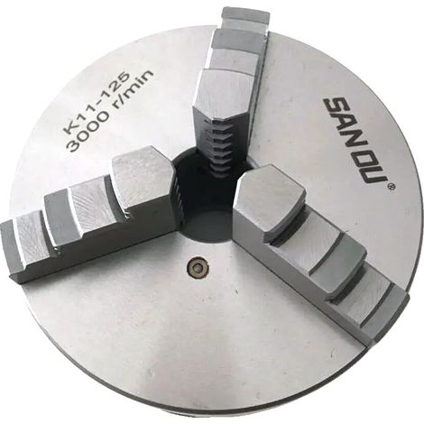 Mandrino autocentrante a 3 griffe, struttura robusta, ampia compatibilità, 125 mm (1/2)