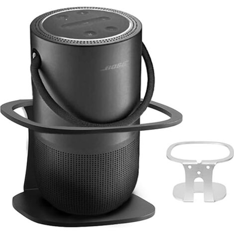 Kompatibel mit: Bose Portable Home Speaker Wandhalterung, Bose Portable Home Speaker Ständer, Bose Portable Home Speaker Metallhalterung Zubehörgestell (Silber), 1 Stück