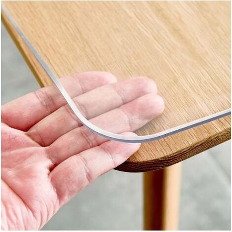 PA Protège-nappe transparent, 45 cm x 45 cm, en PVC (1/4)