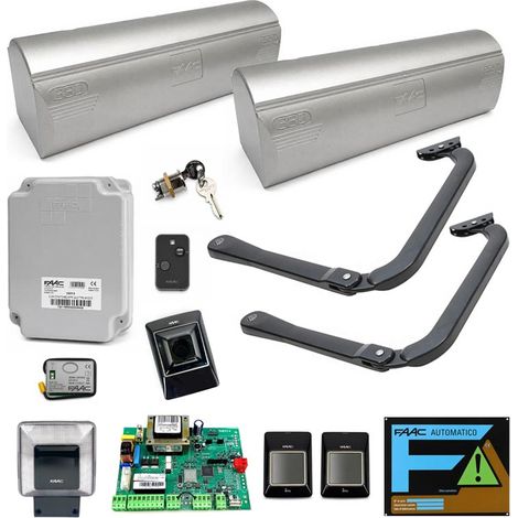 FAAC KIT 390 230V 104570 Automazione Cancello Anta Battente a Braccio Articolato - VERSIONE ANTA: 2 ANTE