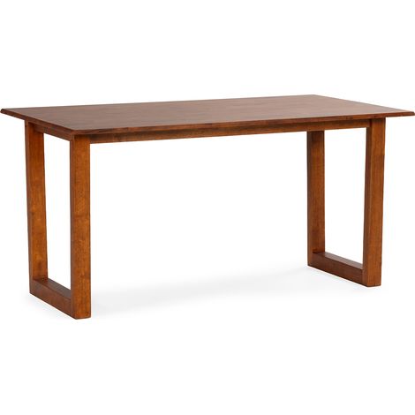 Mesa de comedor Chipre color Nogal 140 cm