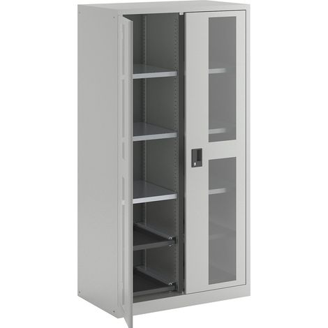 LISTA, Armoire vitrée, h x l x p 1950 x 1000 x 580 mm, avec 10 (1/5)