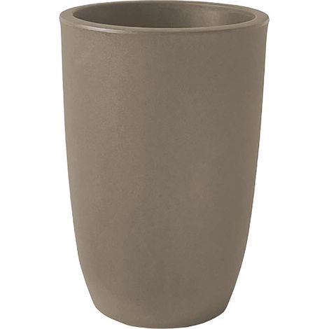 Vaso Ø30x45 cm in Polietilene Meti 30 Cappuccino (1/3)