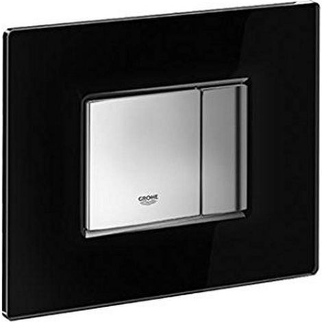Grohe 38845KS0 Skate Cosmopolitan Piastra di Azionamento WC, Doppio Scarico, Velvet Black (1/5)