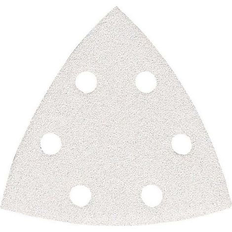 Carta abrasiva Makita 94 x 94 x 94 mm, K80, 50 pz. 94 x 94 x 94 mm - K80 - 50 pz. - 8 fori - Vernici / colori (1/2)