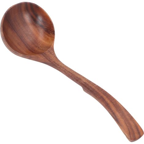 Cuillère en Bois d'Acacia pour Enfants - Ustensile de Cuisine Écologique pour Maison et Restauration (1/5)