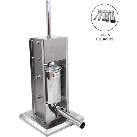 Wurstfüller Wurstfüllmaschine Wurstspritze Edelstahl Wurstpresse  3 Liter