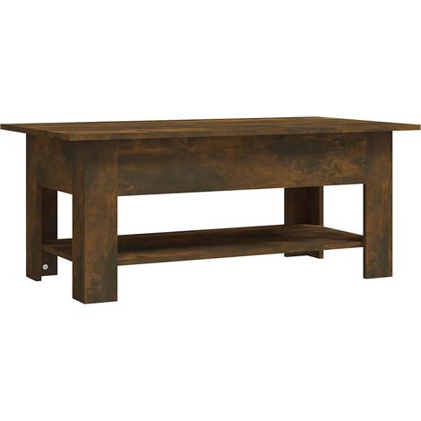 Maison Exclusive - Couchtisch Räuchereiche 102x55x42 cm Holzwerks (1/5)