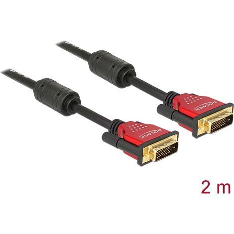 Cable DVI(24+1) M/M 1,8m Delock