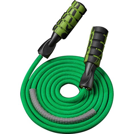 Corde À Sauter En Coton Réglable Avec Poignées En Mousse Pour Fitness Intérieur Et Extérieur Adulte Et Enfant 1 Pièce (1/5)