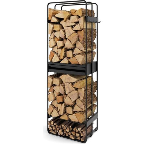 Porte bûches LOFT acier robuste rangement pratique CookKing 333250 (1/5)