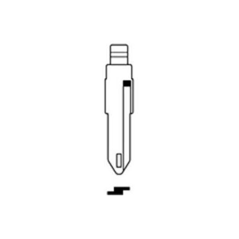 2 x SILCA NE73CH CHIAVE INSERTO P/RADIOC IRFH (RENAULT)