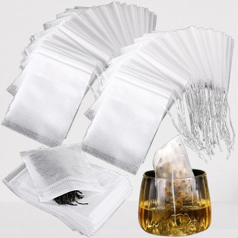 Einweg-Teebeutel aus Vliesstoff, lebensmittelecht, für Suppen und Eintöpfe, chinesische Medizin, Teebeutel, Filterbeutel (1/5)