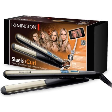 Remington Sleek & Curl Glätteisen Schwarz 230°C (1/2)