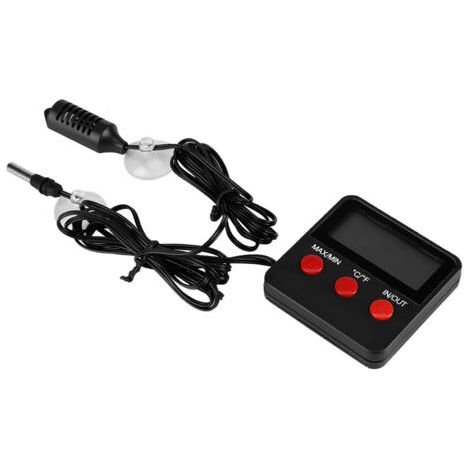 Detector de temperatura e higrómetro para incubadoras de huevos de mascotas, con pantalla LCD para cocina. (1/5)