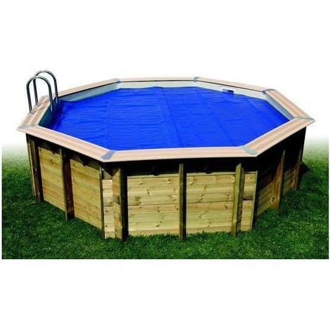 Bâche à bulles Ubbink 400 microns - Couverture piscine bois 300X550