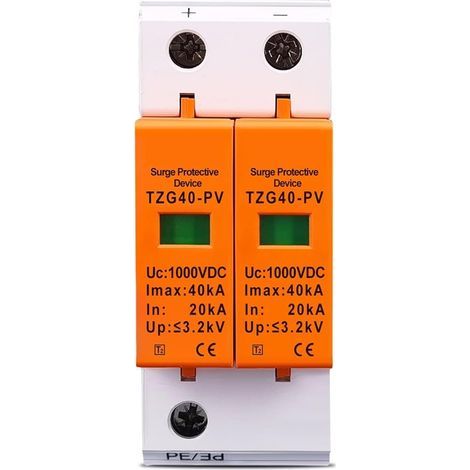 Parasurtenseur domestique DC SPD 1000 V 20 kA 40 kA, parafoudre basse tension, 1 pièce (1/4)