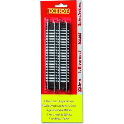 BINARI DRITTI - BLISTER 4 PEZZI HORNBY LIMA HT8300 MODELLISMO FERROVIARIO