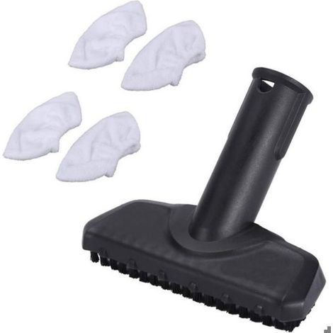 Brosse À Main - Pour Nettoyeur Vapeur - Compatible SC1 SC2 SC3 SC4 SC5 - 90 x 100 x 158 mm - Jaune - 1 Pièce (1/4)