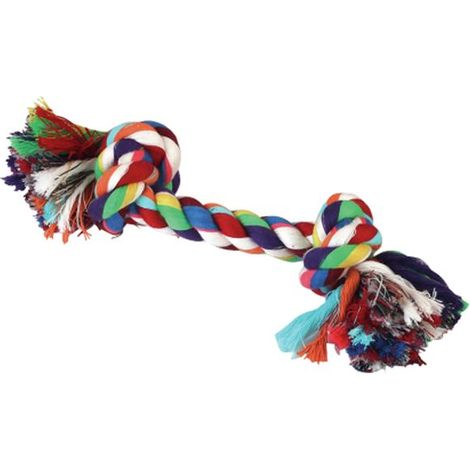 Gioco per cani a forma di nodo in cotone 20 cm