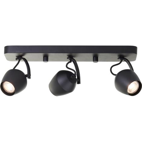 Spot en saillie 2 lumières Vertino noir avec de l'or - G06716/86