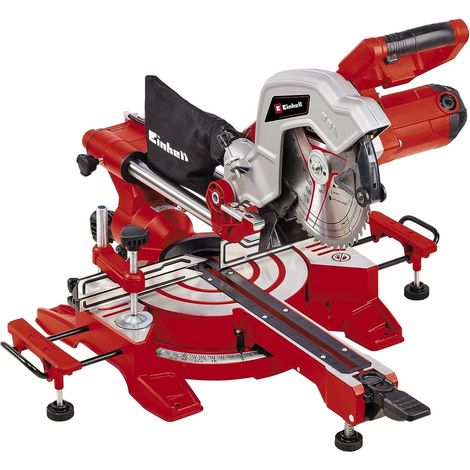 Einhell TC-SM 216 Sliding Crosscut Mitre Saw 216mm Corded Blade + Cut Laser Line (1/10)
