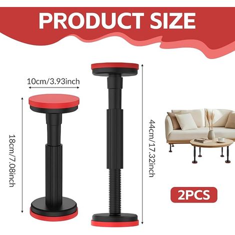 Supports de Montage Réglables en Hauteur 18-44cm, Télescopiques, Meubles, Armoires, Canapés, Lavabos (1/4)