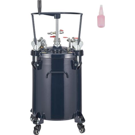 Réservoir de Peinture sous Pression 30 L Pot de Pression de Peinture Entrée d’Air 6,4 mm Sortie 9,5 mm Système de Pulvérisation de Peinture Réglable 70 PSI Étanche pour Décoration Intérieure (1/5)