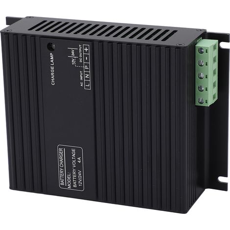 Chargeur de batterie pour groupe électrogène polyvalent anti-surcharge en alliage d'aluminium automatique 12V 24V ZH-CH2804A (1/5)