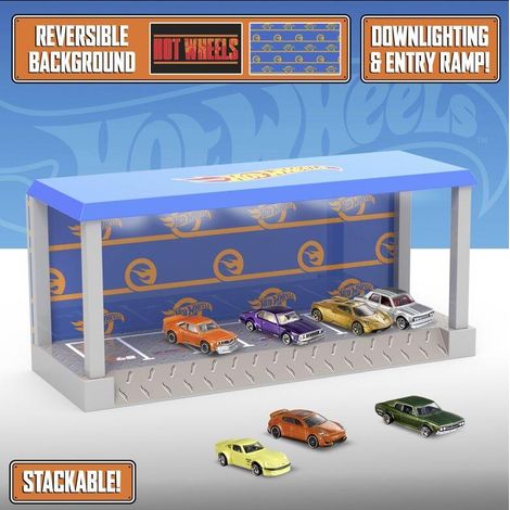 Paladone Vitrine Hot Wheels Blau 28,5 cm Groß