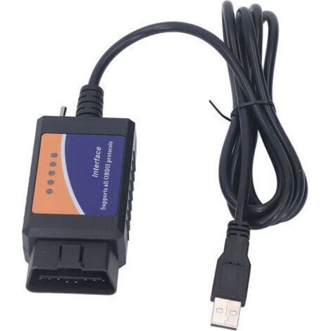Outil de diagnostic automobile pour ELM327 PIC18F25K80 avec CD, prend en charge tous les protocoles OBD2, adapté pour Ford (1/5)