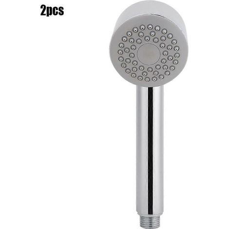 Lot de 2 pommeaux de douche portables et lavables avec jet puissant pour salle de bain spa (1/5)