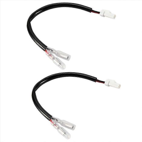 Deux connecteurs de faisceau de clignotants pour moto, adaptateurs de prise de clignotants, compatibles. (1/5)